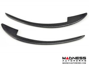 Ferrari 458 Front Canard Bumper Fins - Carbon Fiber - Set